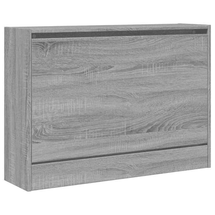 Scarpiera Grigio Sonoma 80x21x57 cm in Legno Multistrato 839915