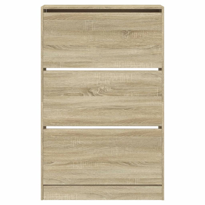 Scarpiera Rovere Sonoma 80x21x125,5 cm in Legno Multistrato 839926