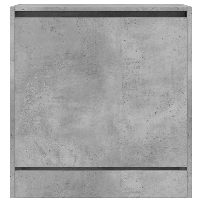 Scarpiera Grigio Cemento 60x34x63,5 cm in Legno Multistrato 839941