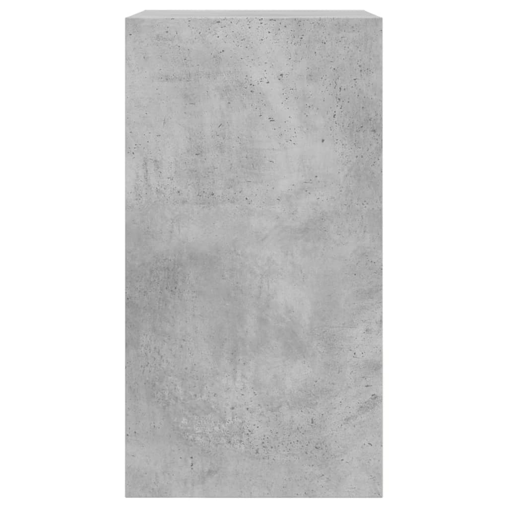 Scarpiera Grigio Cemento 60x34x63,5 cm in Legno Multistrato 839941