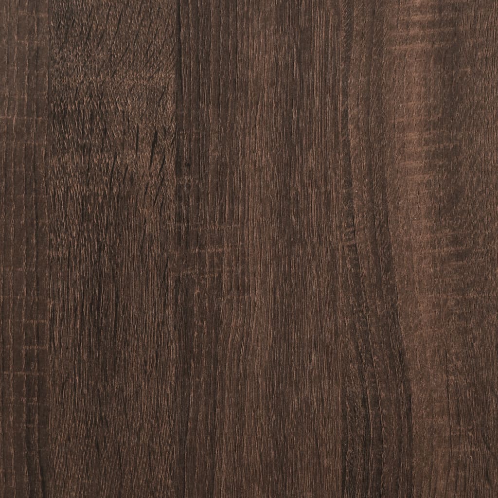 Scarpiera Rovere Marrone 60x34x63,5 cm in Legno Multistrato 839944