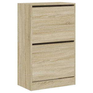 Scarpiera Rovere Sonoma 60x34x96,5 cm in Legno Multistrato 839947