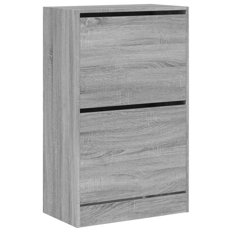 Scarpiera Grigio Sonoma 60x34x96,5 cm in Legno Multistrato 839950