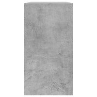 Scarpiera Grigio Cemento 80x34x63 cm in Legno Multistrato 839962