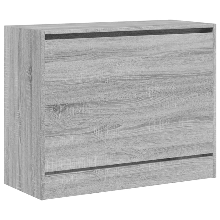 Scarpiera Grigio Sonoma 80x34x63 cm in Legno Multistrato 839964