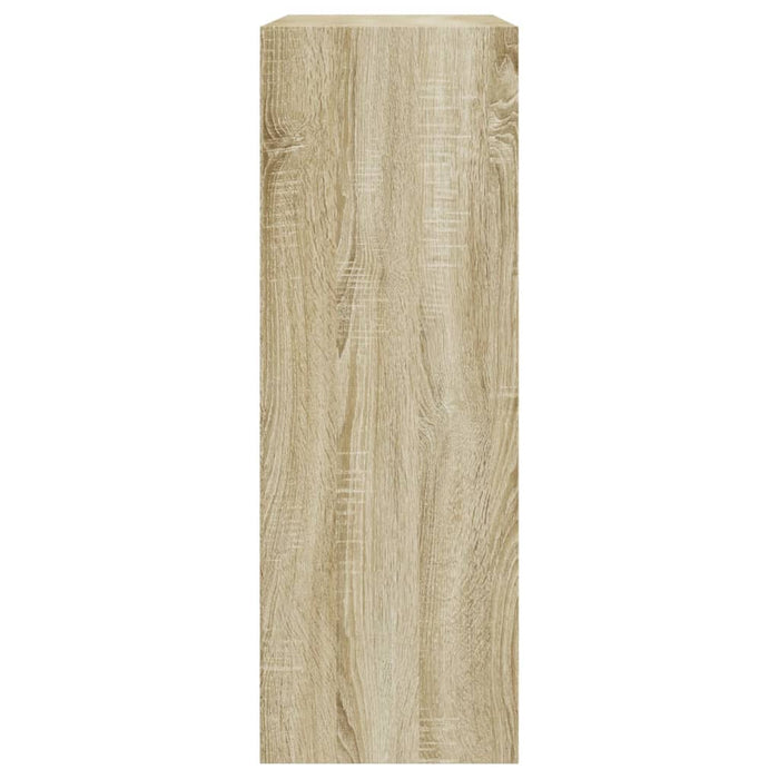 Scarpiera Rovere Sonoma 80x34x96,5 cm in Legno Multistrato 839968