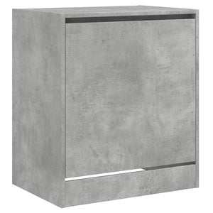 Scarpiera Grigio Cemento 60x42x69 cm in Legno Multistrato 839983