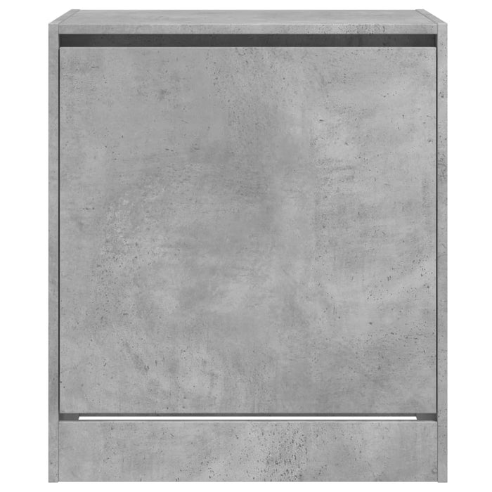 Scarpiera Grigio Cemento 60x42x69 cm in Legno Multistrato 839983