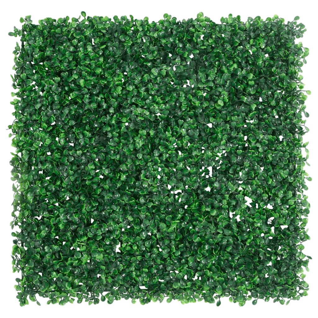 Recinzione Foglie Arbusti Artificiali 24 pz Verde 50x50 cmcod mxl 116055