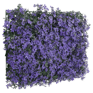  Recinzione Foglie Artificiali 6 pz Viola 40x60 cmcod mxl 113004