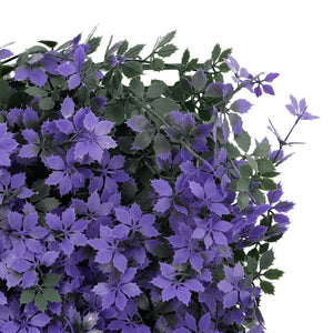 Recinzione Foglie Artificiali 6 pz Viola 40x60 cm 366642