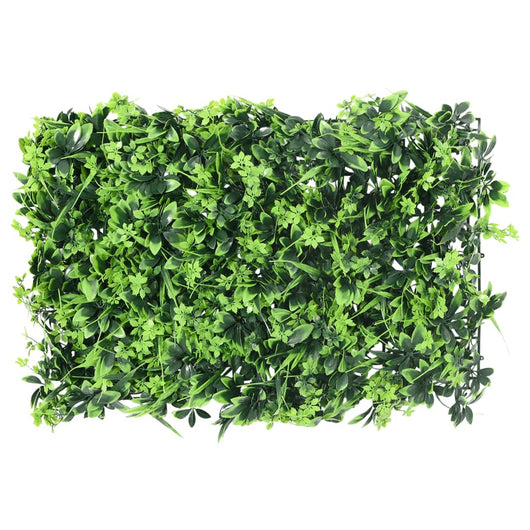 Recinzione Foglie Artificiali 6 pz Verde 40x60 cm 366644