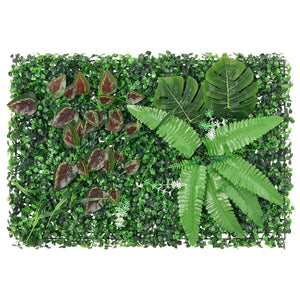  Recinzione Piante Artificiali 24 pz Verde 40x60 cmcod mxl 113003