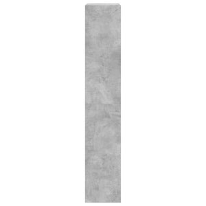 Scarpiera 4 Cassetti Ribaltabili Grigio Cemento 60x34x187,5 cm 3214374