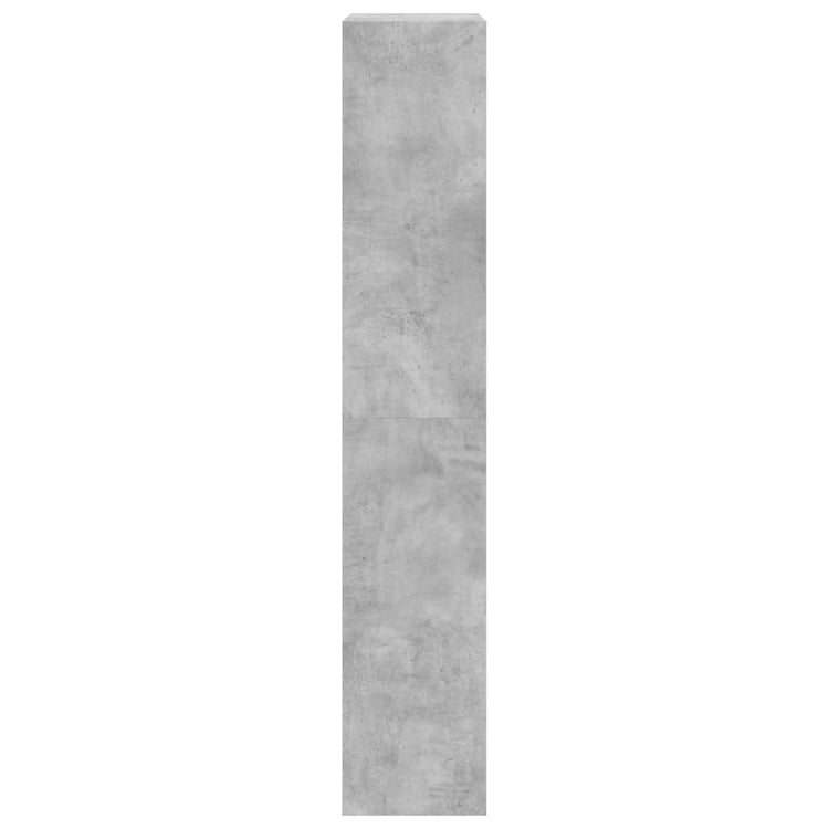 Scarpiera 4 Cassetti Ribaltabili Grigio Cemento 60x34x187,5 cm 3214374