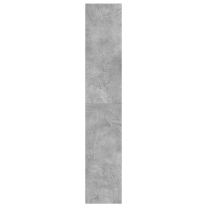 Scarpiera 4 Cassetti Ribaltabili Grigio Cemento 80x34x187,5 cm 3214381