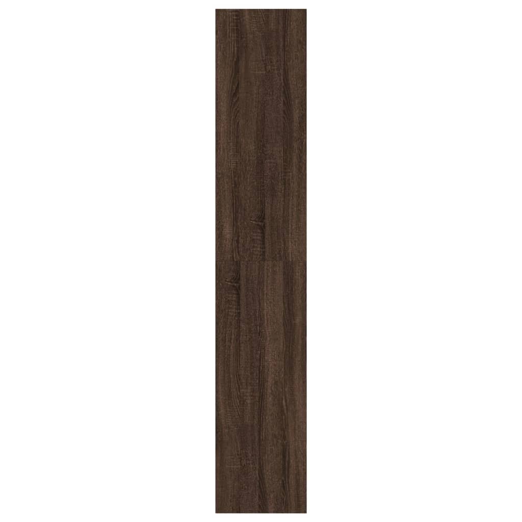 Scarpiera 4 Cassetti Ribaltabili Rovere Marrone 80x34x187,5 cm 3214384