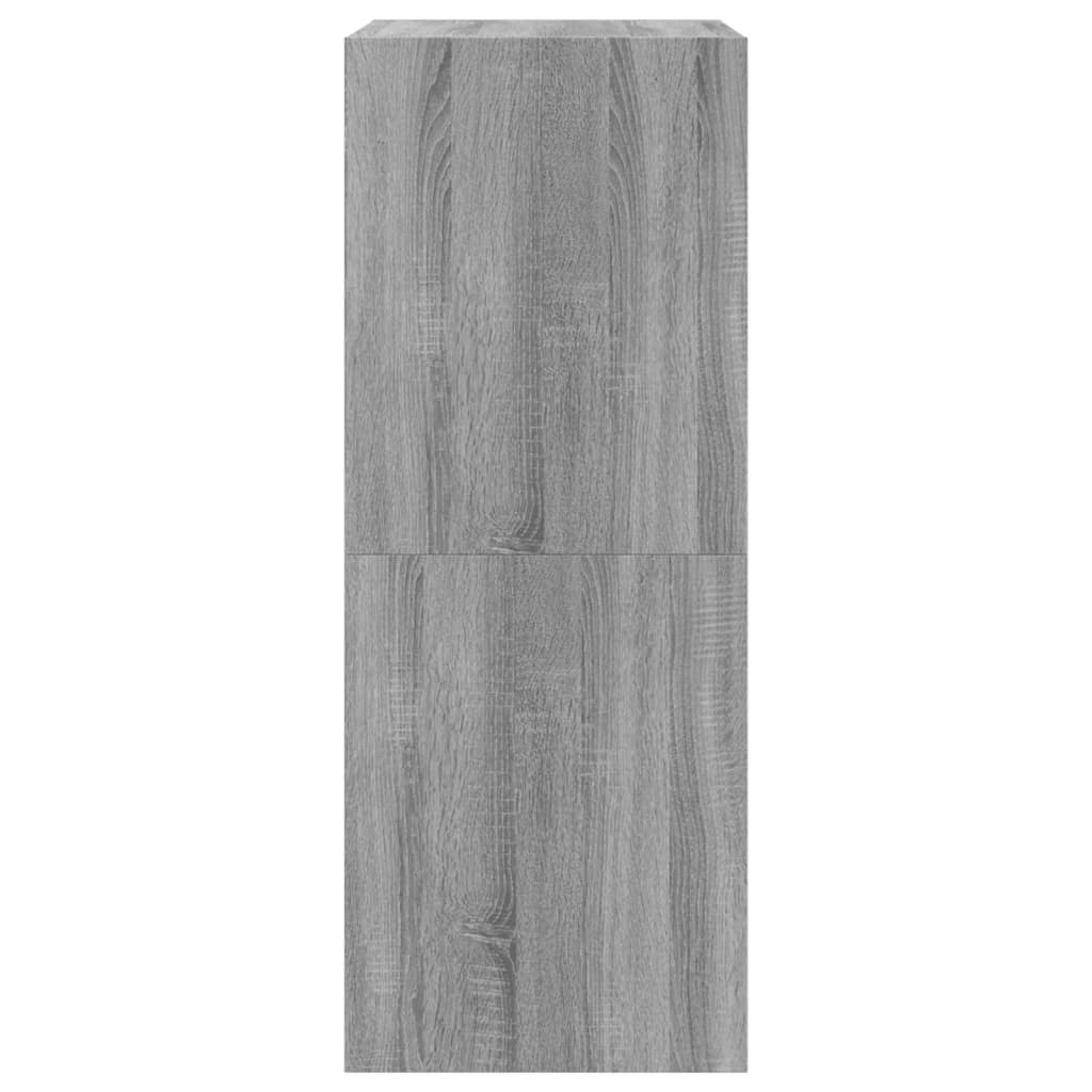 Scarpiera 2 Cassetti Ribaltabili Grigio Sonoma 60x42x108 cm 3214390