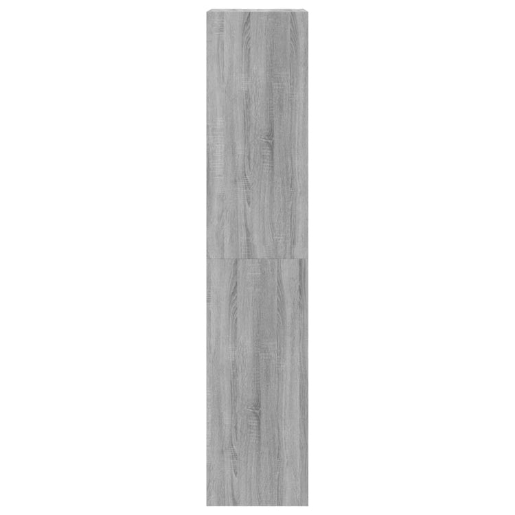 Scarpiera 4 Cassetti Ribaltabili Grigio Sonoma 60x42x204 cm 3214397