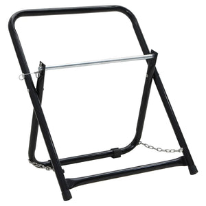 Carrello Avvolgitubo 48cm 45kg Nero Acciaio Verniciato Polvere 156041