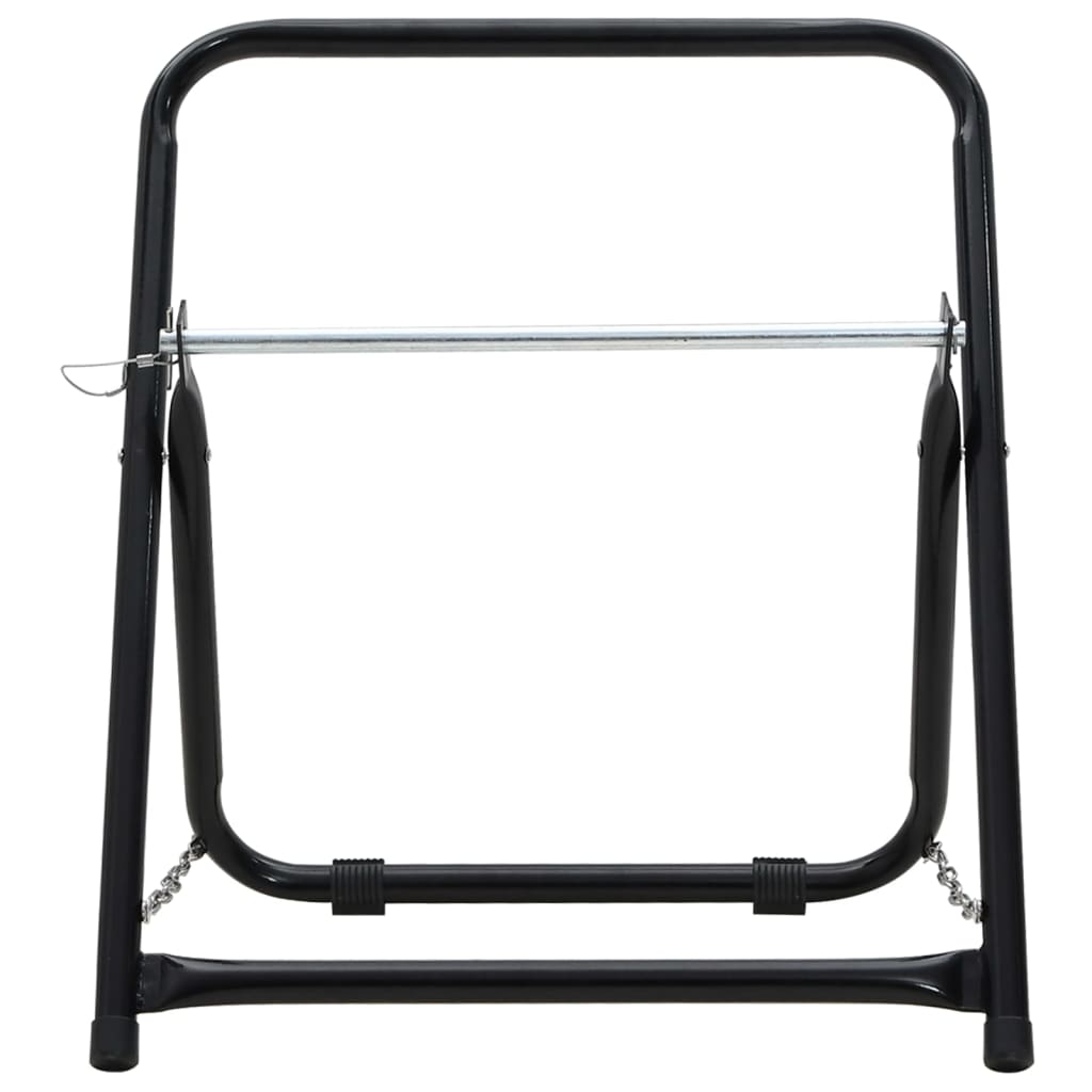 Carrello Avvolgitubo 48cm 45kg Nero Acciaio Verniciato Polvere 156041