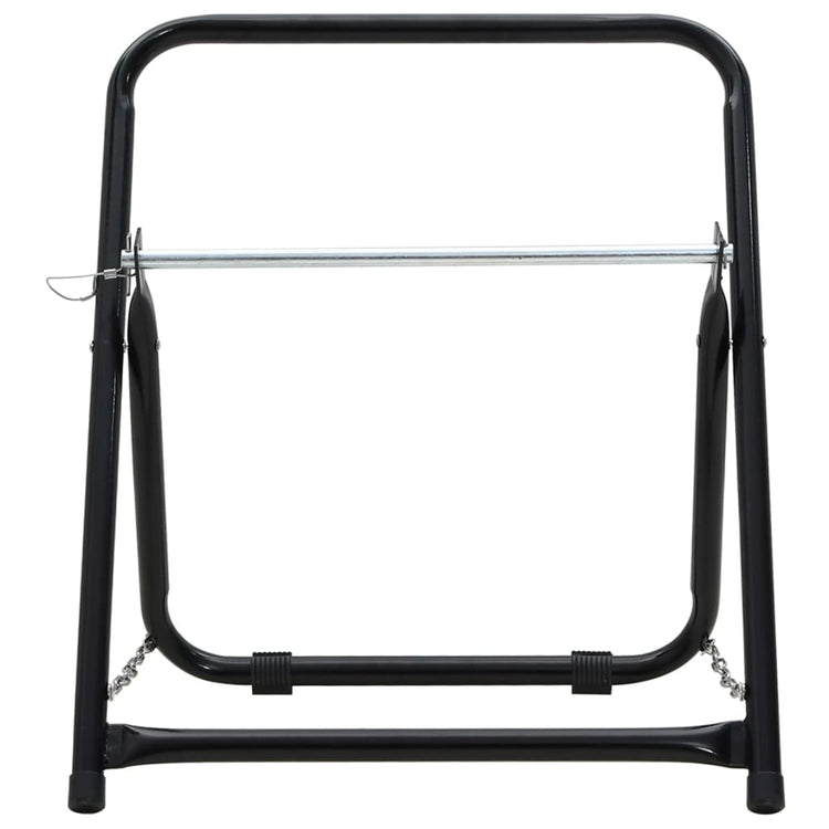 Carrello Avvolgitubo 48cm 45kg Nero Acciaio Verniciato Polvere 156041