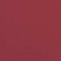 Cuscini Sedia con Schienale Alto 2 pz Rosso Vino Tessuto Oxford 377629