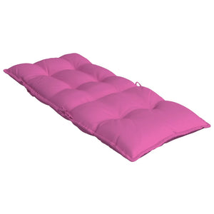 Cuscini per Sedia con Schienale Alto 4pz Rosa in Tessuto Oxford 377663