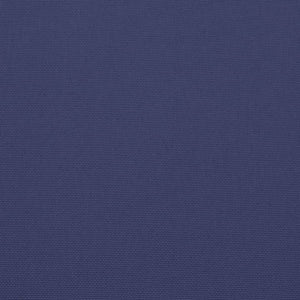 Cuscini Sedia Schienale Alto 2 pz Blu Marino in Tessuto Oxford 377668