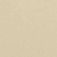 Cuscini per Sedia Schienale Basso 6 pz Beige in Tessuto Oxford 377682