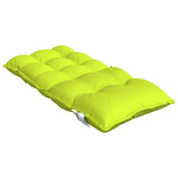 Cuscini Sedia Schienale Basso 4 pz Verde Chiaro Tessuto Oxford 377705