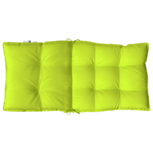 Cuscini Sedia Schienale Basso 6 pz Verde Chiaro Tessuto Oxford 377706