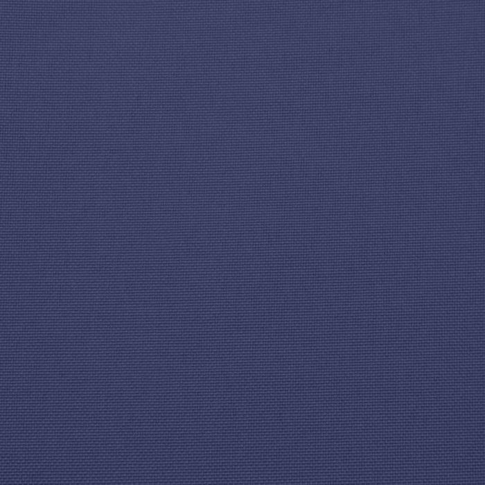 Cuscini Sedia Schienale Basso 6 pz Blu Marino in Tessuto Oxford 377739