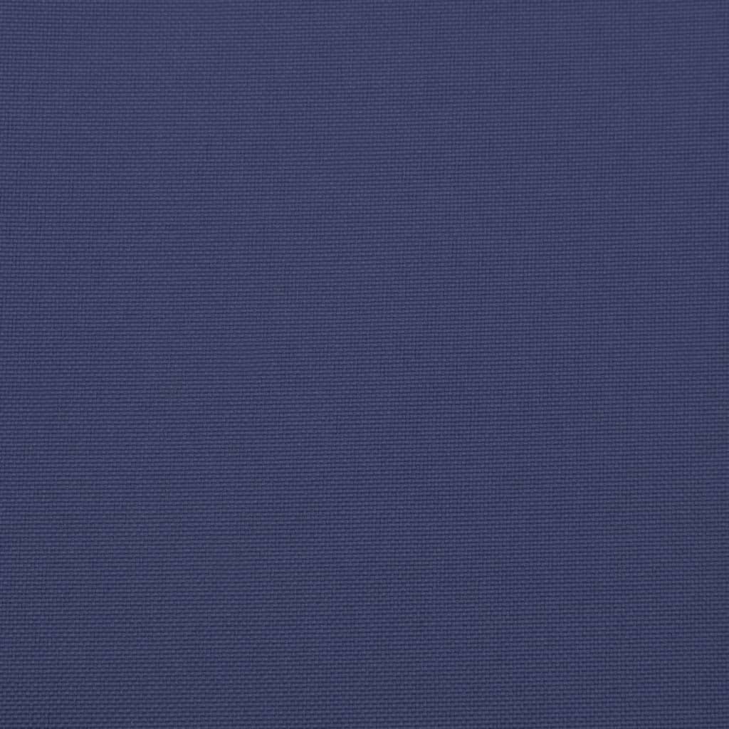 Cuscino per Pallet Blu Marino 120x80x12 cm in Tessuto 377920