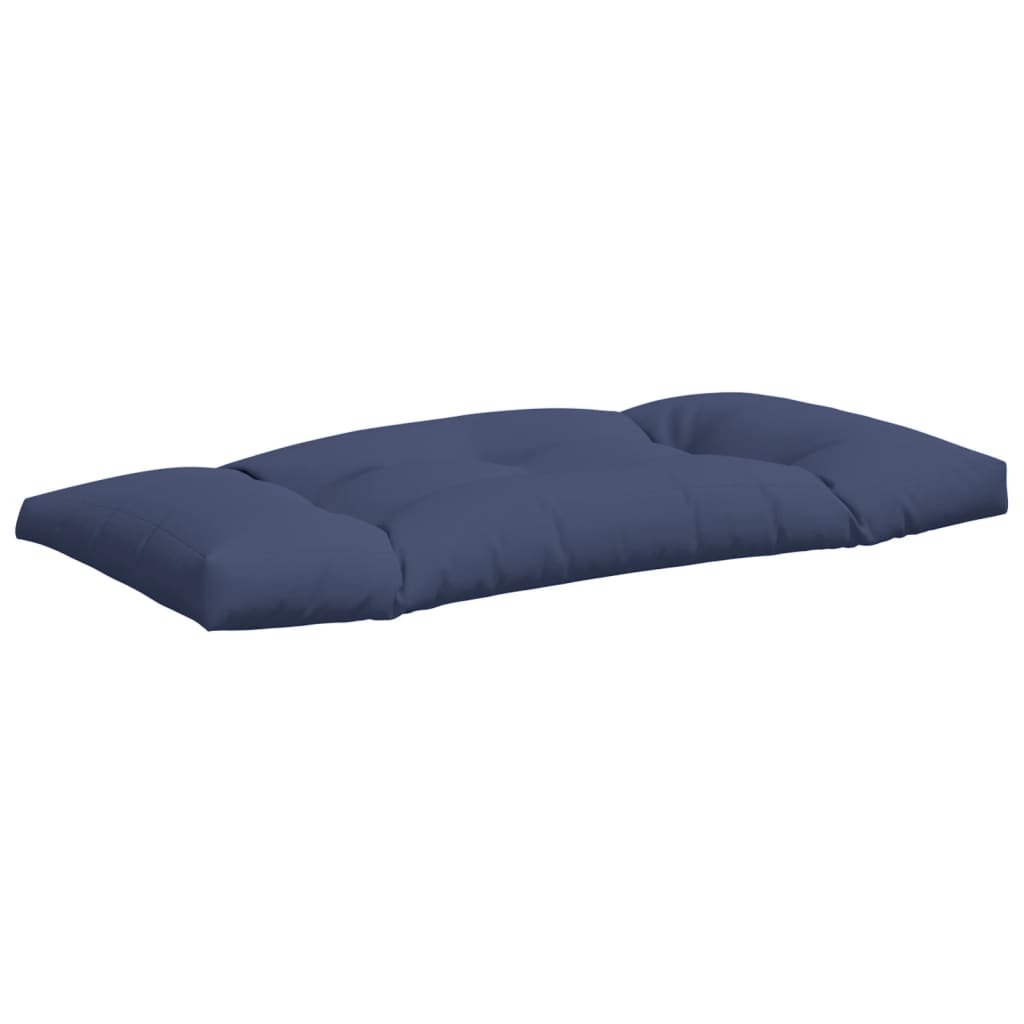 Cuscini per Pallet 2 pz Blu Marino in Tessuto Oxford 378268