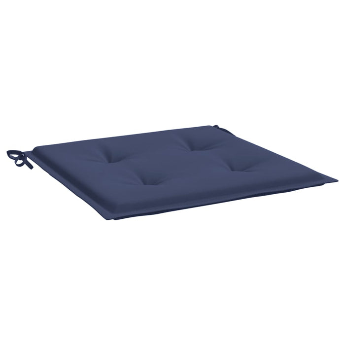 Cuscini per Pallet 4 pz Blu Marino 40x40x3 cm in Tessuto Oxford 378359