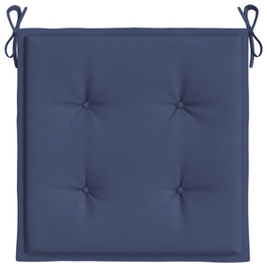 Cuscini per Pallet 6 pz Blu Marino 40x40x3 cm in Tessuto Oxford 378360