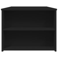 Tavolino da Salotto Nero 102x55x42 cm in Legno Multistrato 831854