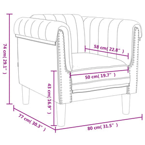 Poltrona Verde Scuro in Velluto 372567