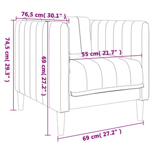 Poltrona Crema in Tessuto 372602