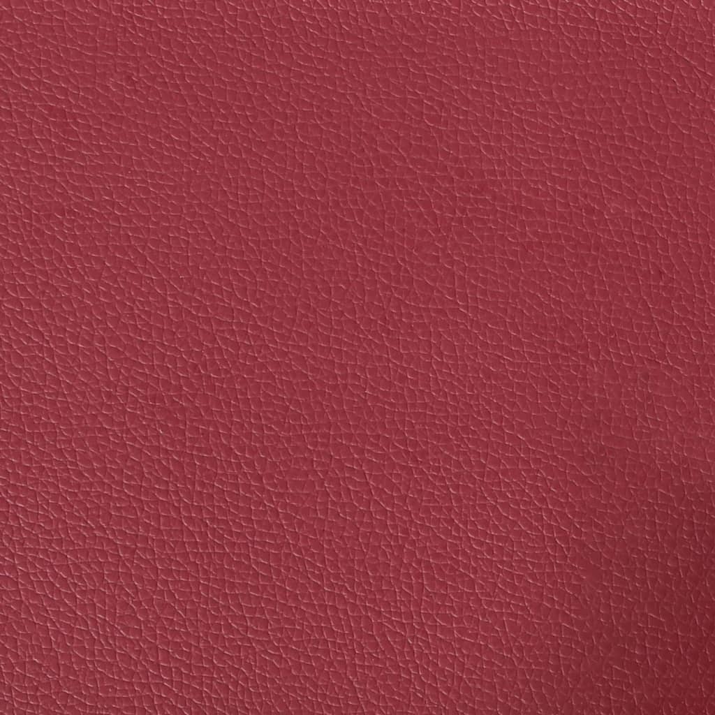 Poltrona Chesterfield Rosso Vino in Similpelle 372656