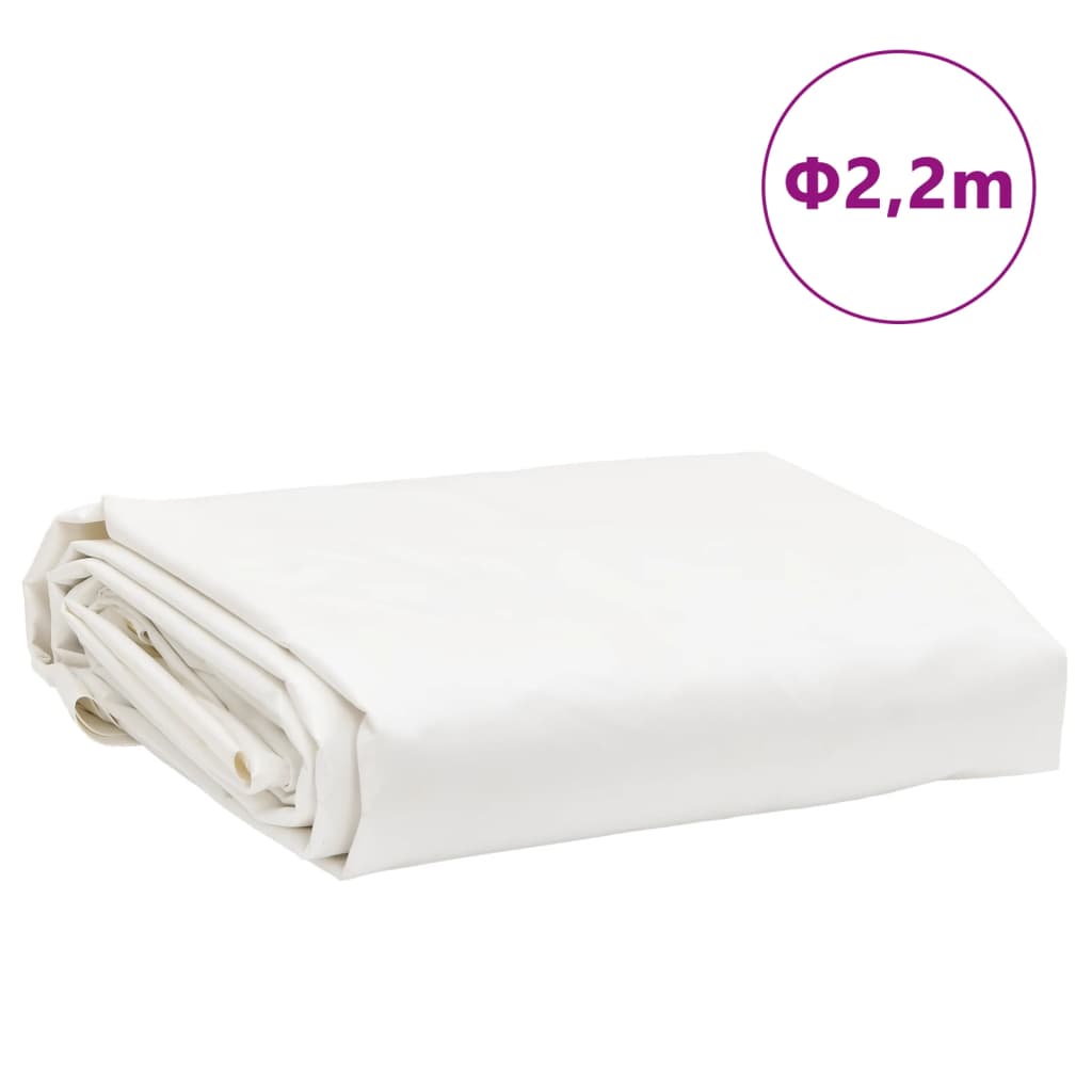 Telone Bianco Ø 2,2 m 600 g/m² 156228