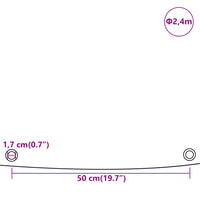 Telone Bianco Ø 2,4 m 650 g/m² 156229