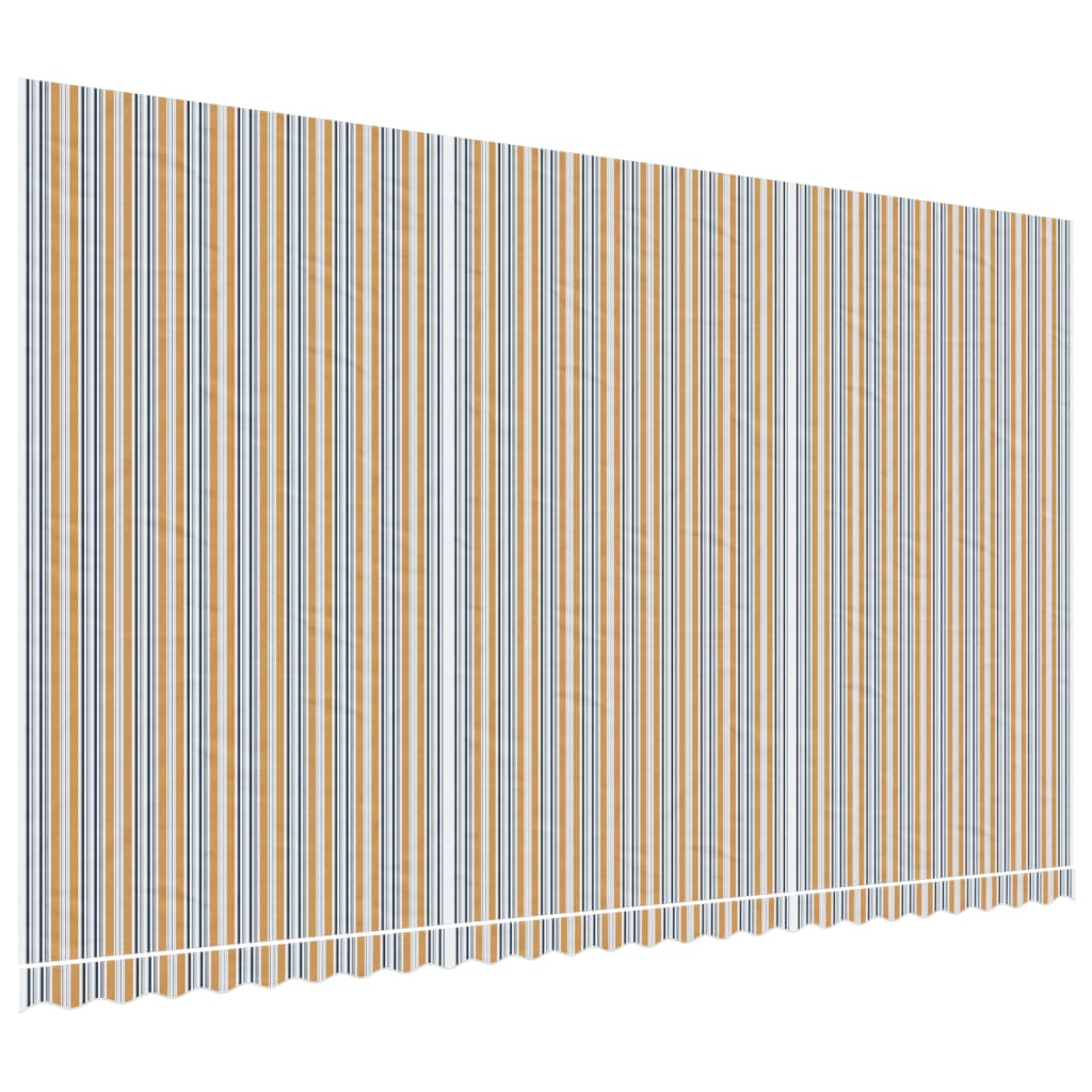 Tessuto di Ricambio per Tenda Strisce Multicolore 6x3,5 m 367733