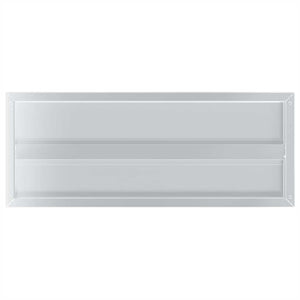 Mensole a Muro 2 pz 75x30x3 cm Argento in Acciaio Inossidabile 30282