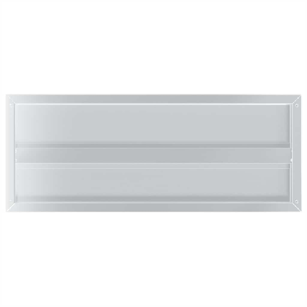 Mensole a Muro 2 pz 75x30x3 cm Argento in Acciaio Inossidabile 30282