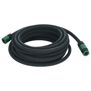 Tubo di Irrigazione da Giardino Nero 0,6" 10 m in Gomma 155868