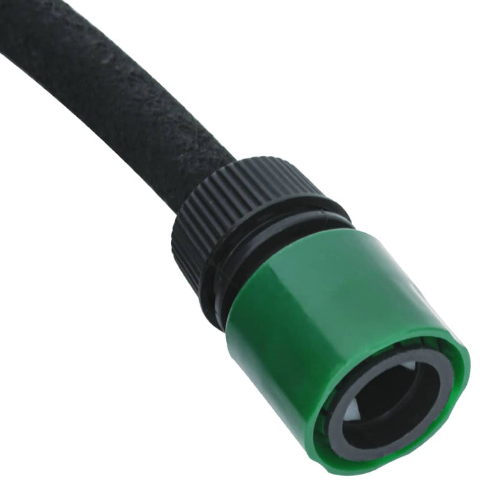 Tubo di Irrigazione da Giardino Nero 0,6" 10 m in Gomma 155868