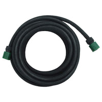 Tubo di Irrigazione da Giardino Nero 0,6" 10 m in Gomma 155869