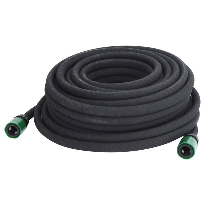 Tubo di Irrigazione da Giardino Nero 0,6" 25 m in Gomma 155870